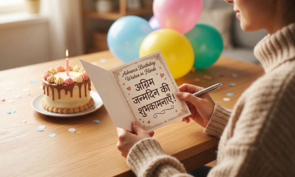 Advance Birthday Wishes in Hindi