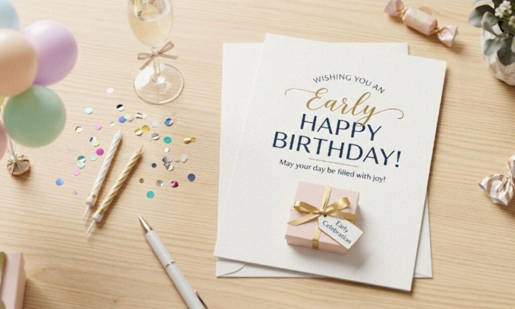 Advance Happy Birthday Wishes