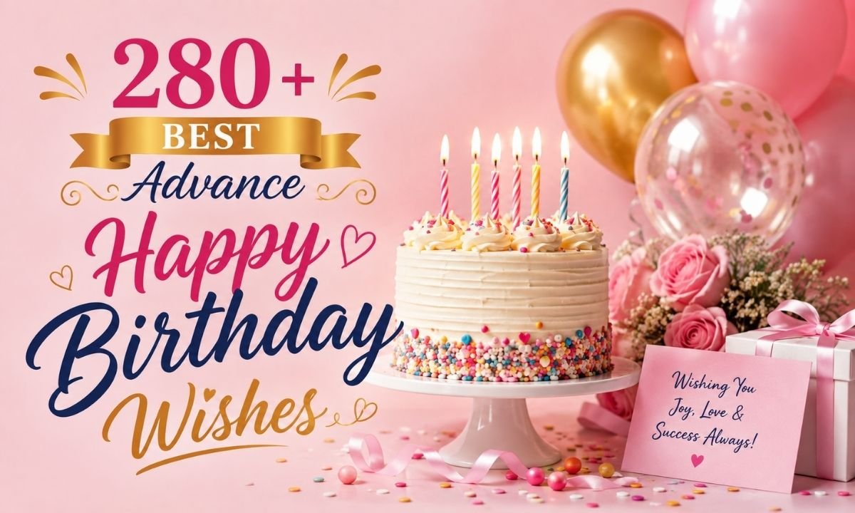 Advance Happy Birthday Wishes