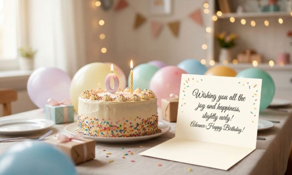 Advance Happy Birthday Wishes Quotes