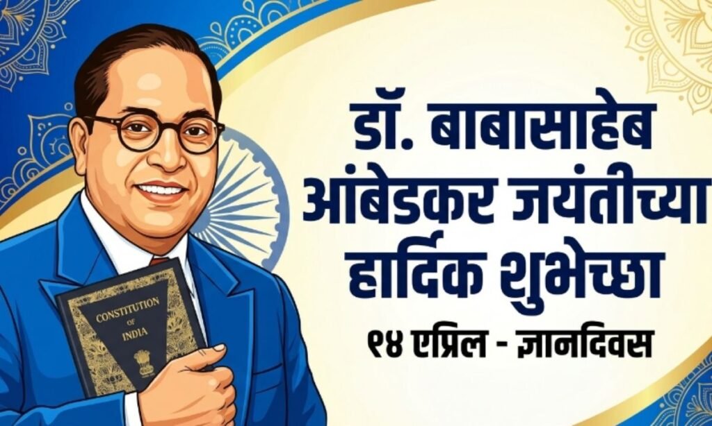 Ambedkar Jayanti Wishes in Marathi