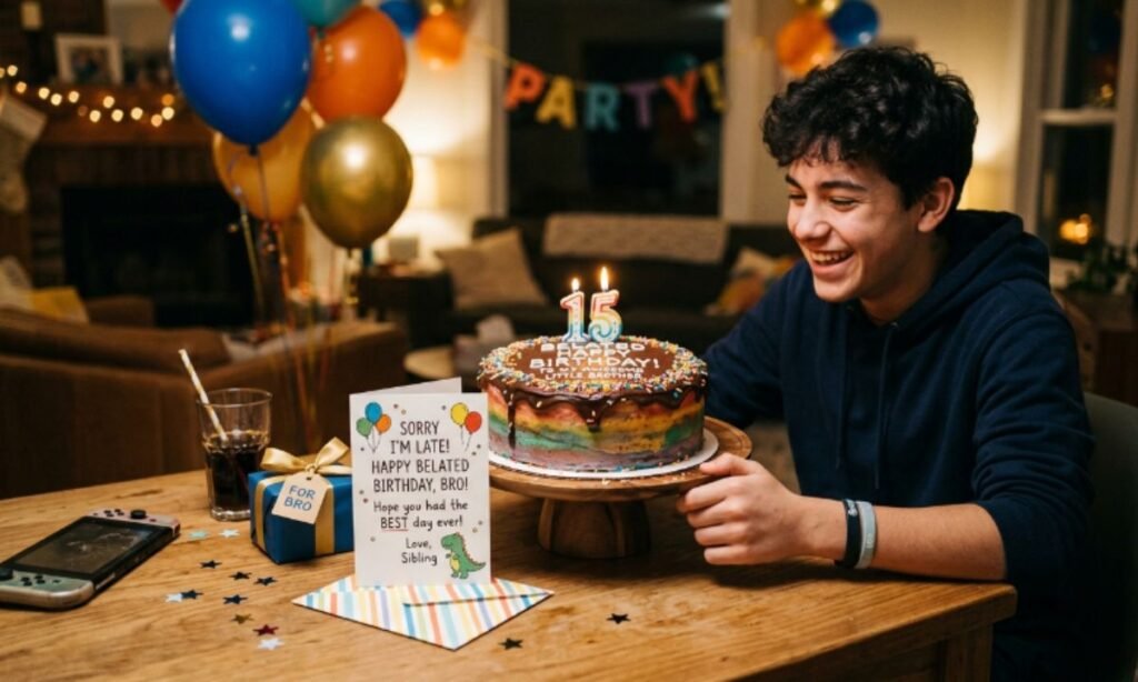 Belated Birthday Wishes for Younger Brother