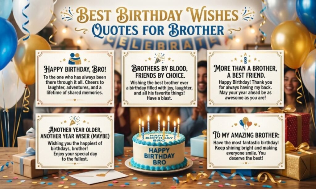 Best Birthday Wishes Quotes for Brother