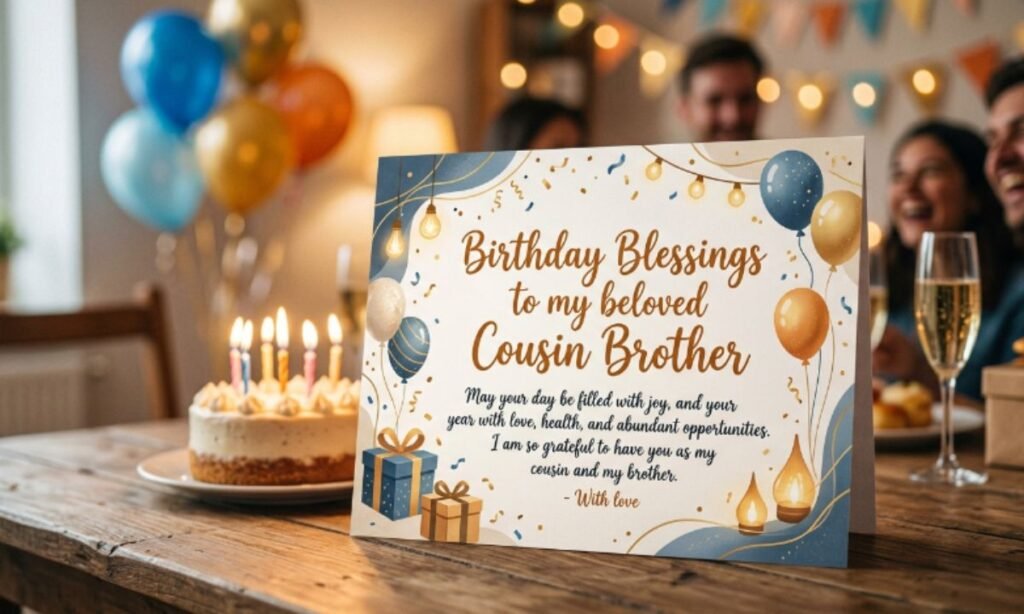 Birthday Blessings for Cousin Brother