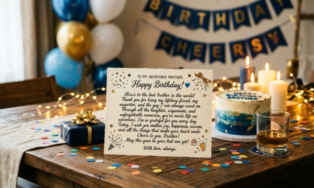 Birthday Wishes Quotes for Brother