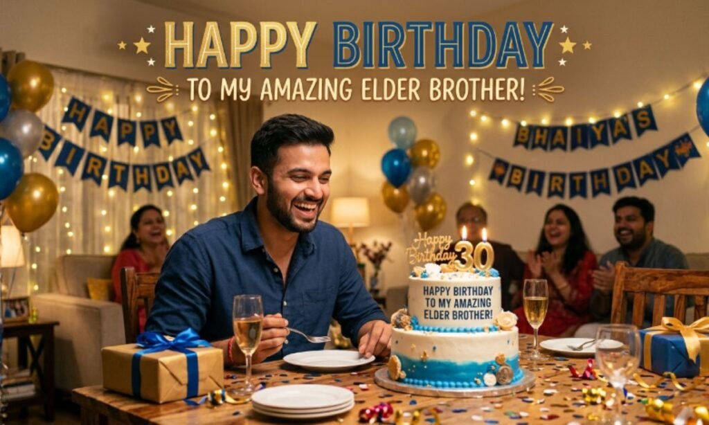 Birthday Wishes for Elder Brother