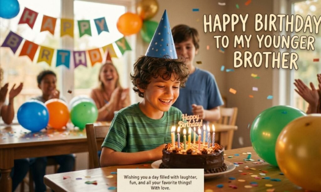 Birthday Wishes for Younger Brother