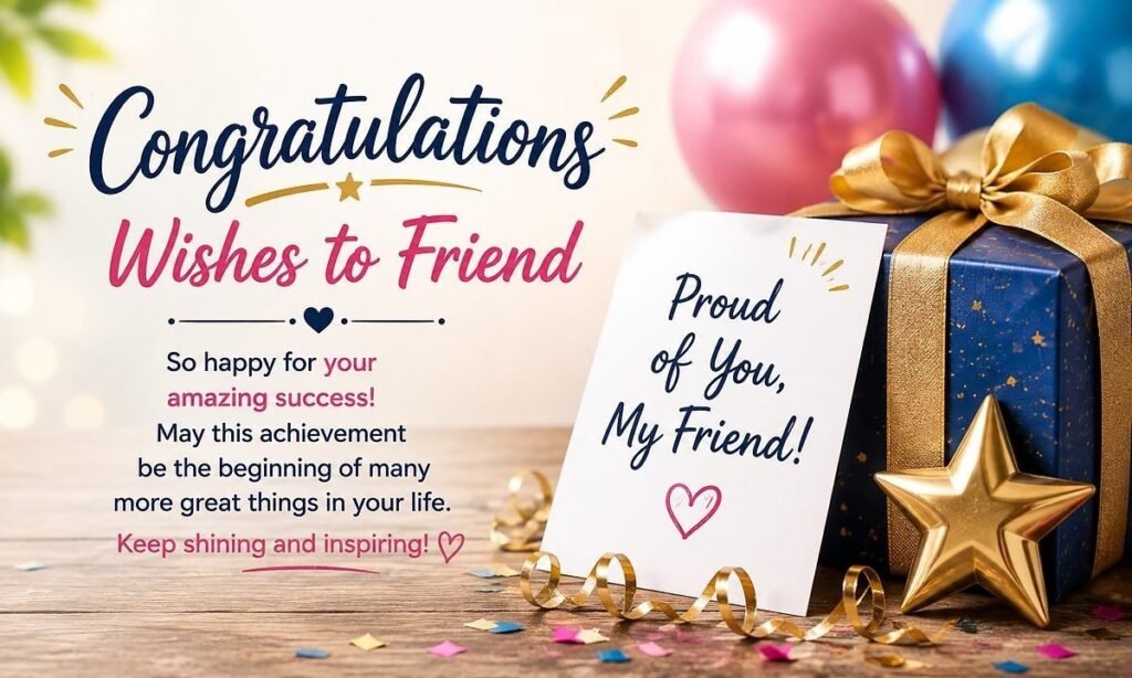 Congratulations Wishes to Friend
