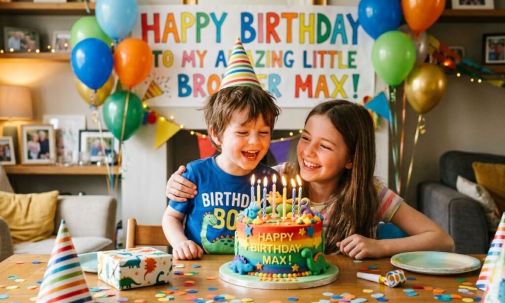 Cute Birthday Wishes for Younger Brother