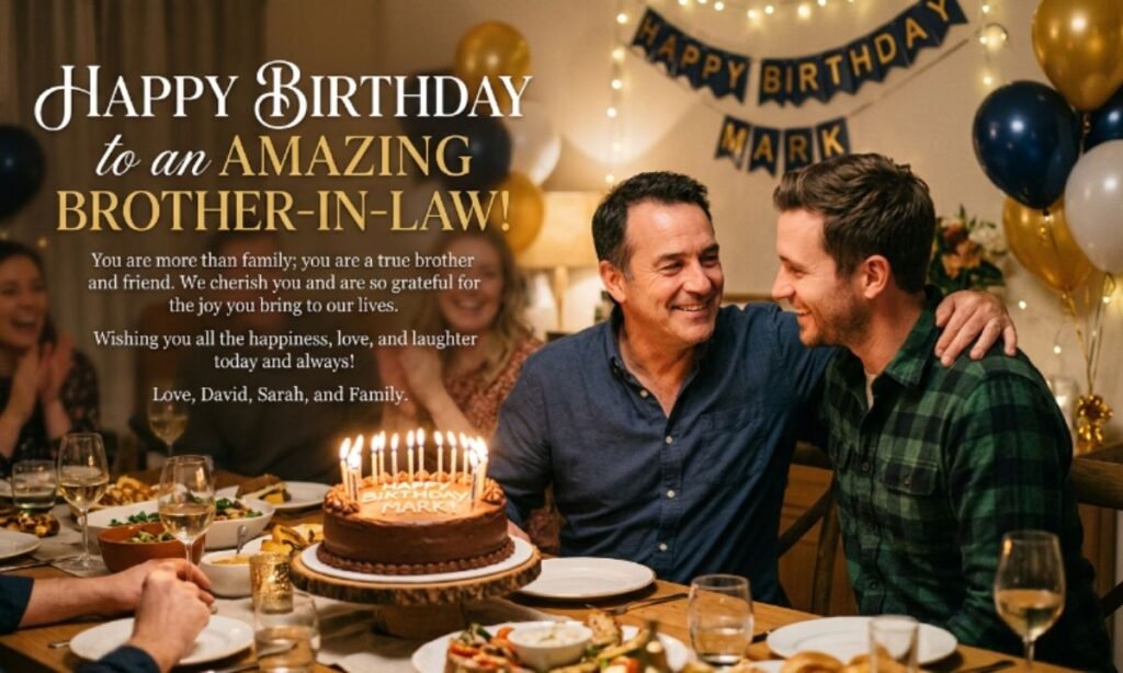 Emotional Birthday Wishes for a Brother-in-Law