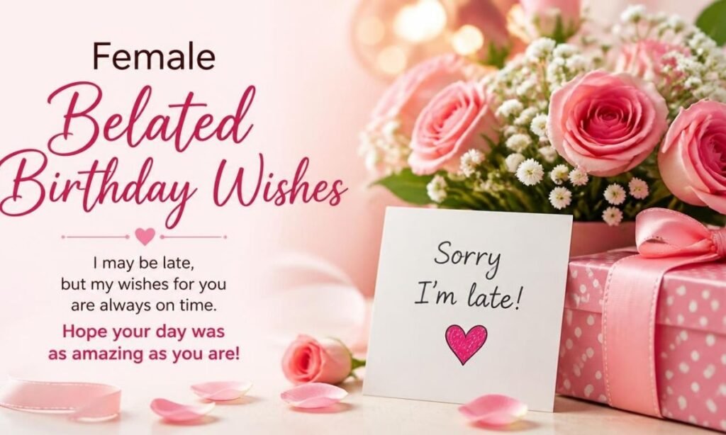Female Belated Birthday Wishes