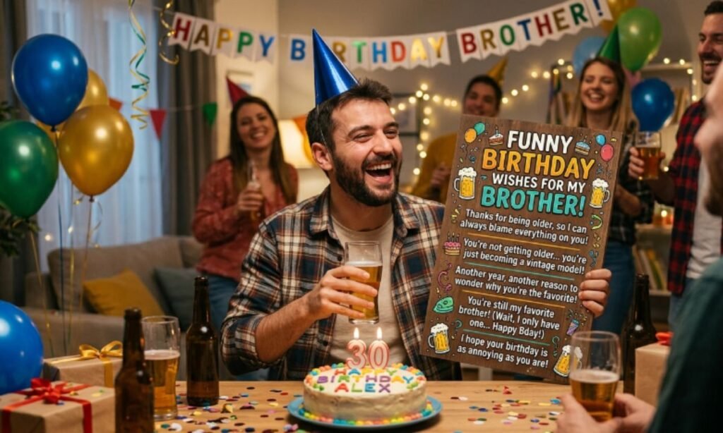 Funny Birthday Wishes Quotes for Brother