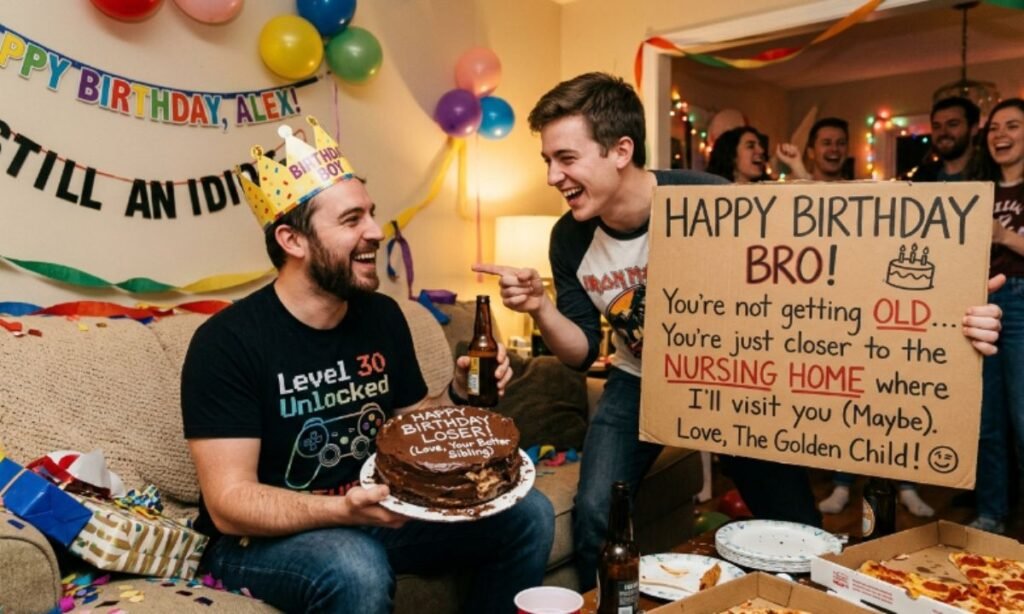 Funny Birthday Wishes for Brother 