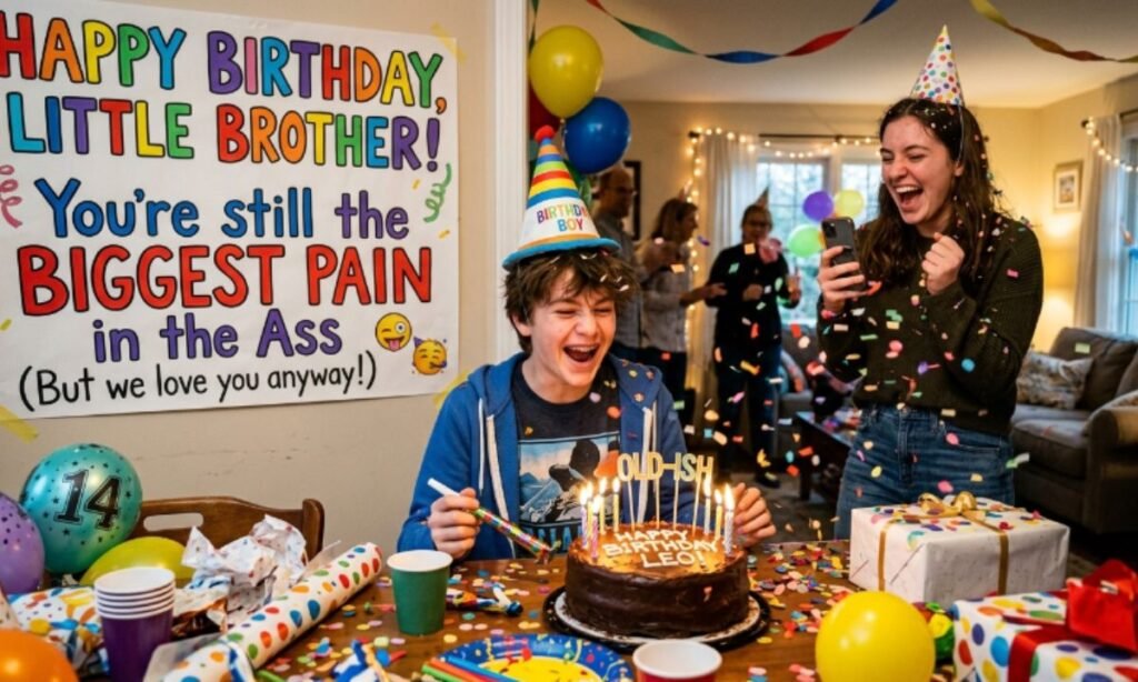 Funny Birthday Wishes for Younger Brother