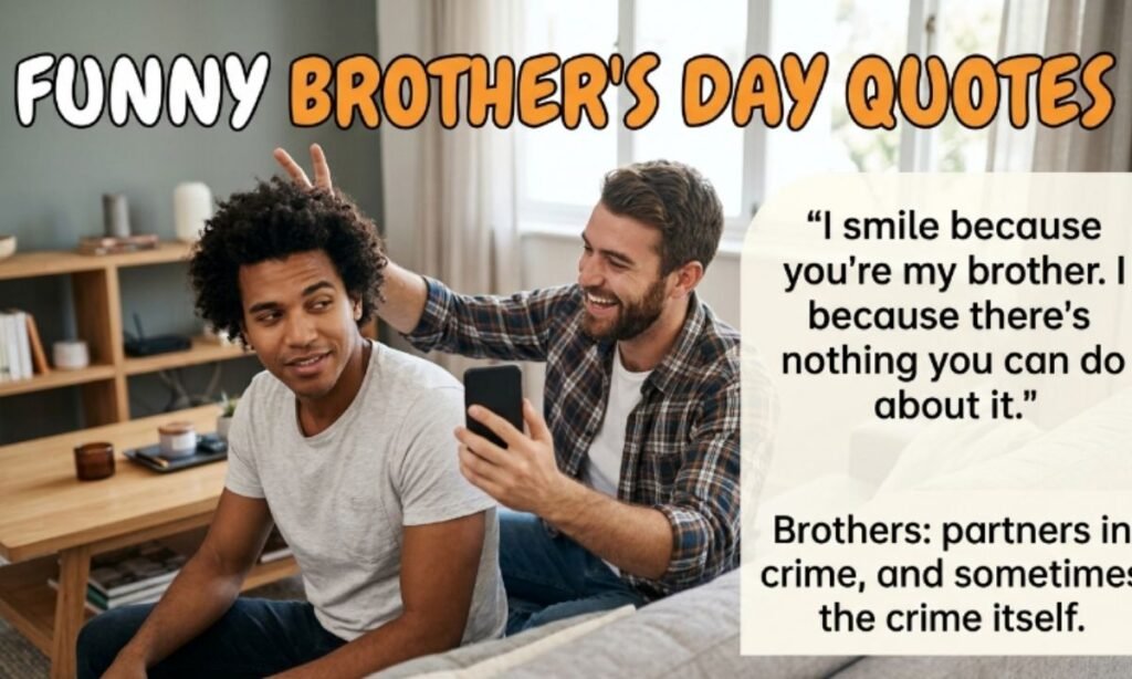 Funny Brother’s Day Quotes
