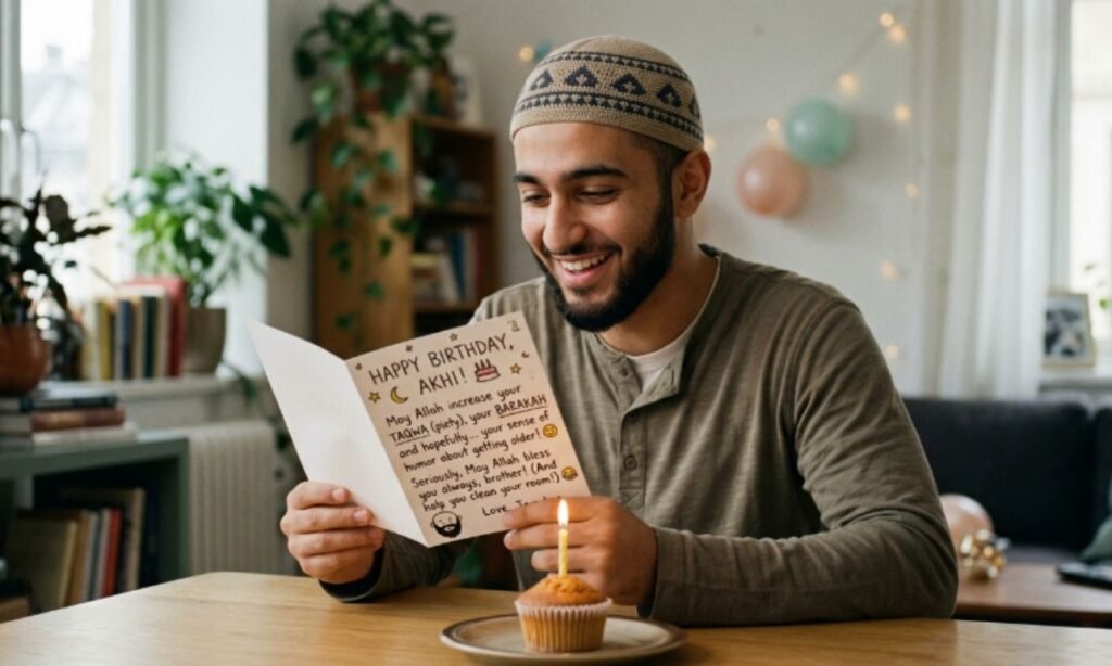 Funny Islamic Birthday Wishes for Brother