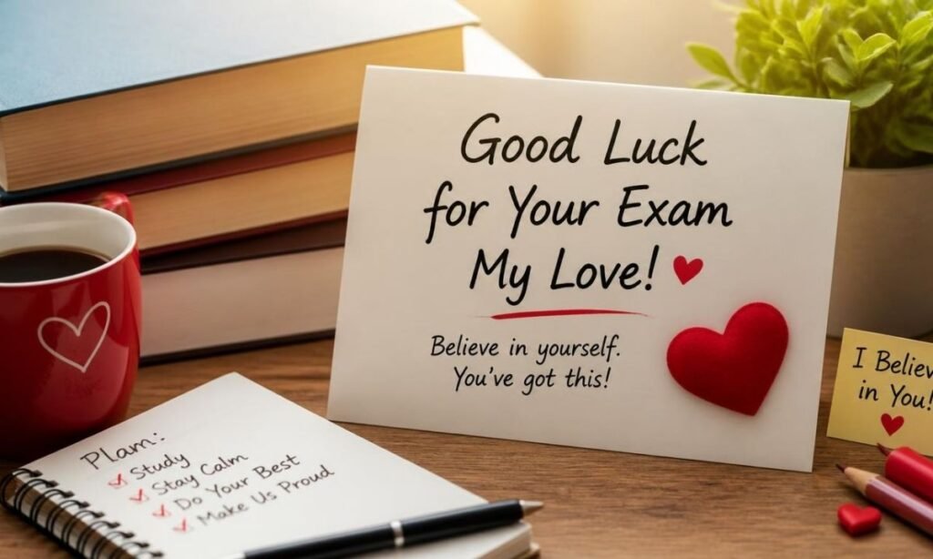 Good Luck Exam Wishes for Lover