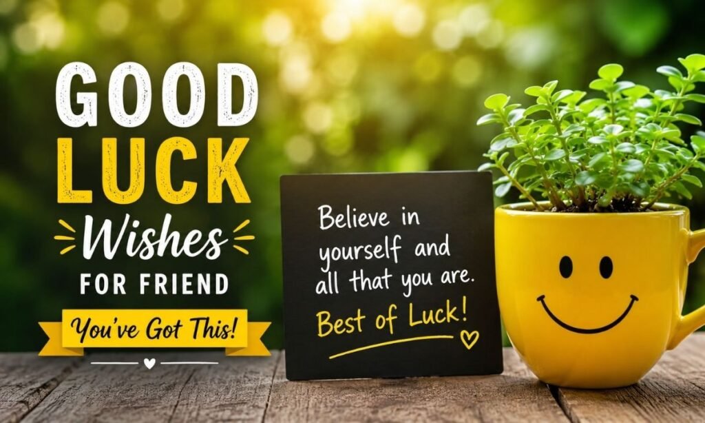 Good Luck Wishes for Friend