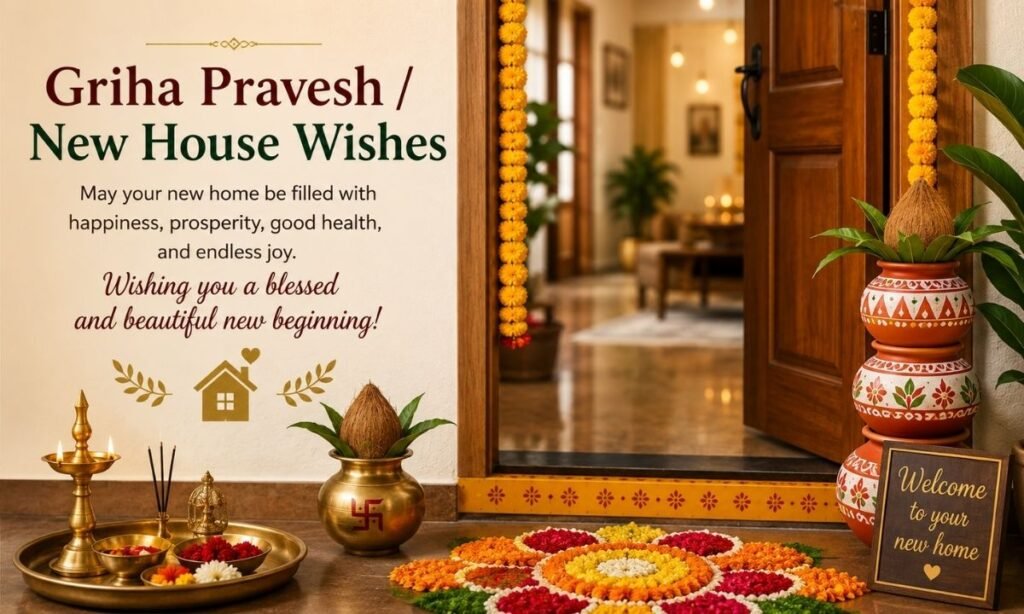 Griha Pravesh New House Wishes