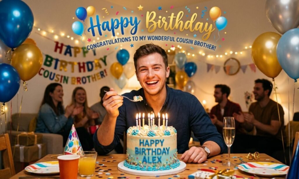 Happy Birthday Congratulations for Cousin Brother