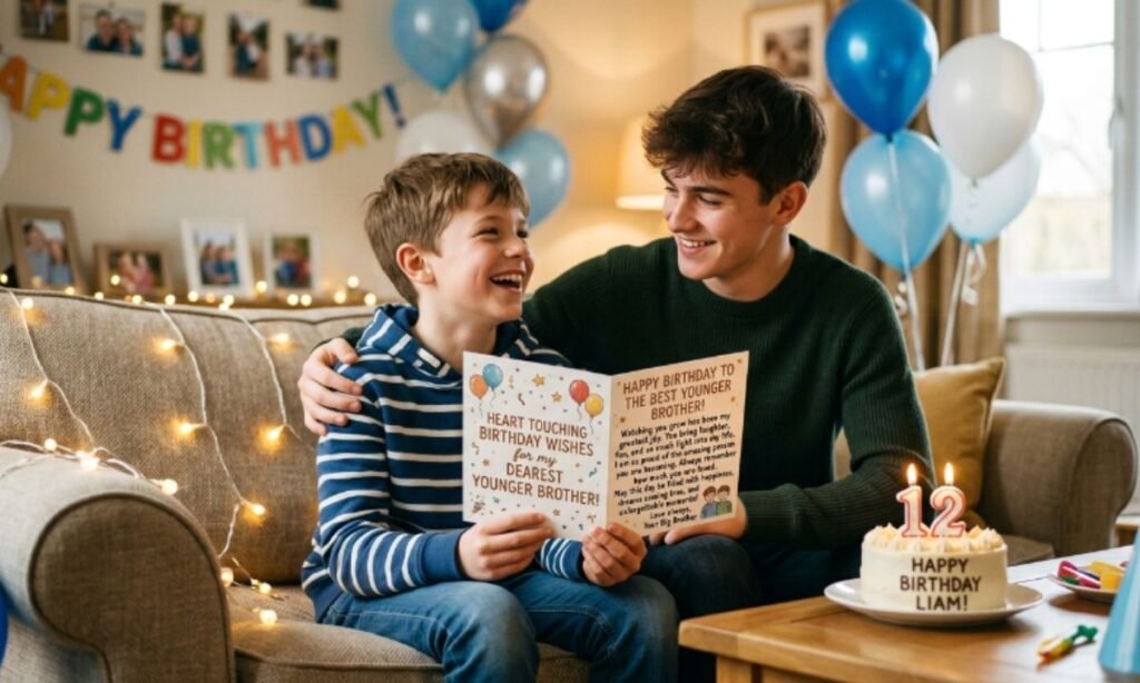 Heart Touching Birthday Wishes for Younger Brother