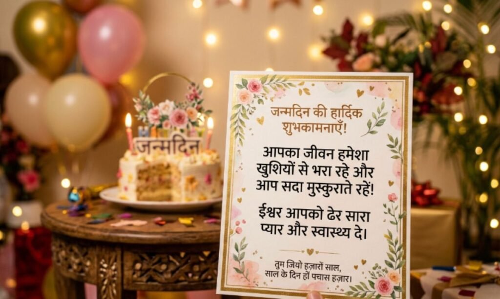 Heart Touching Happy Birthday Wishes in Hindi