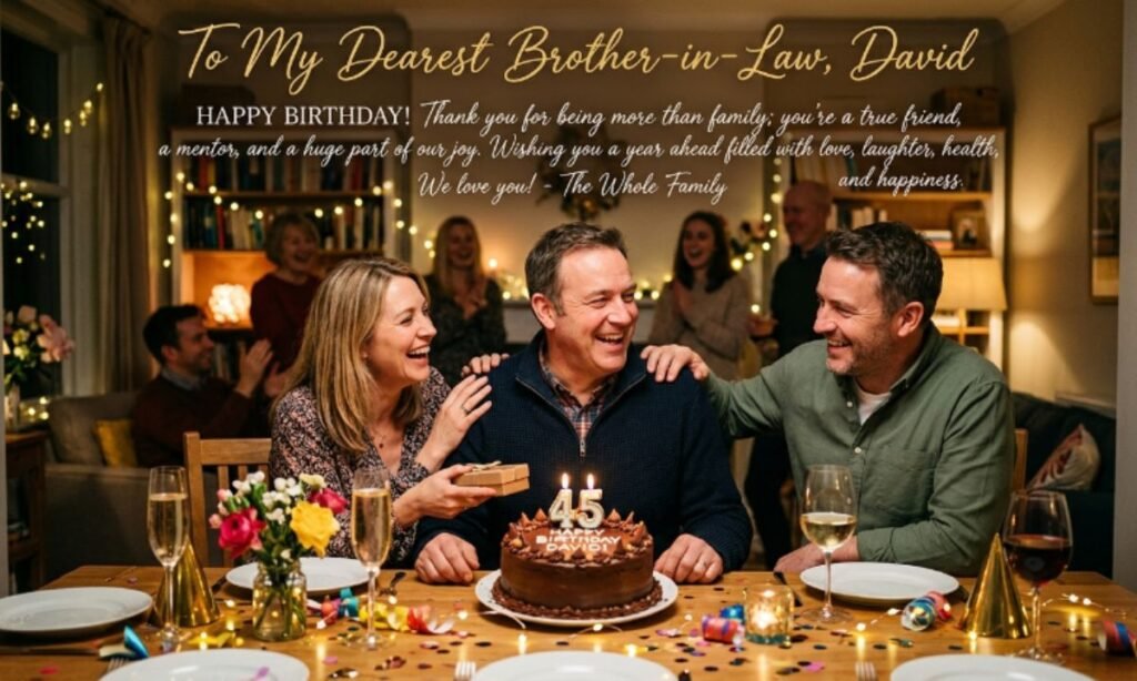 Heart-touching Birthday Wishes for Brother-in-Law