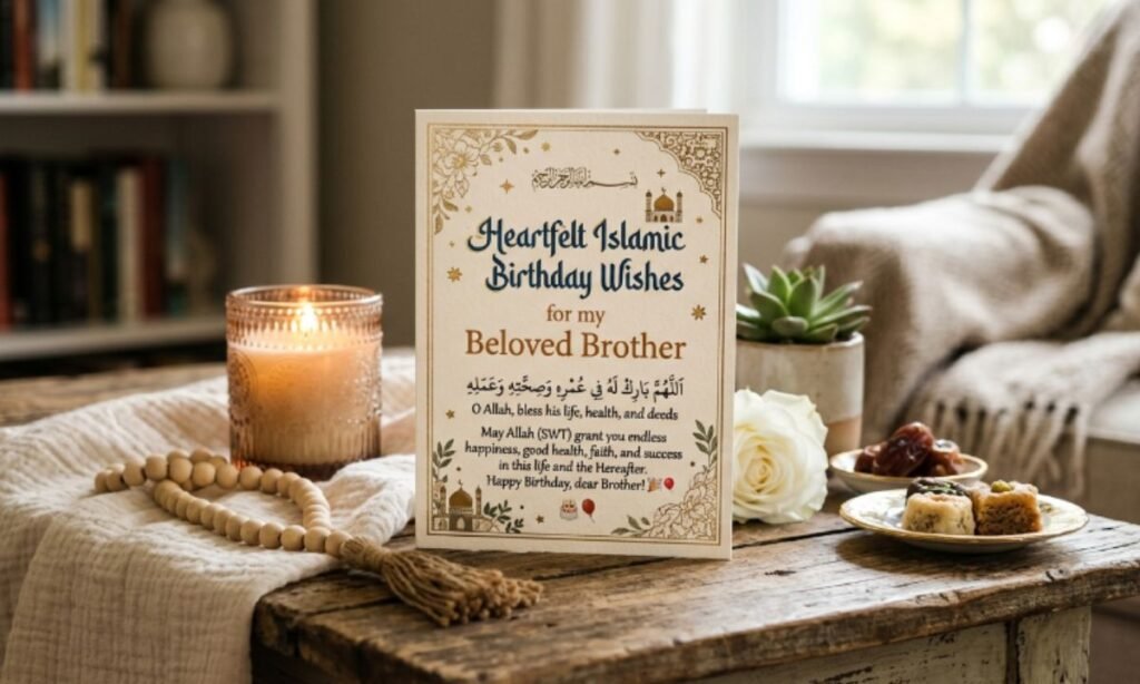 Heartfelt Islamic Birthday Wishes for Brother
