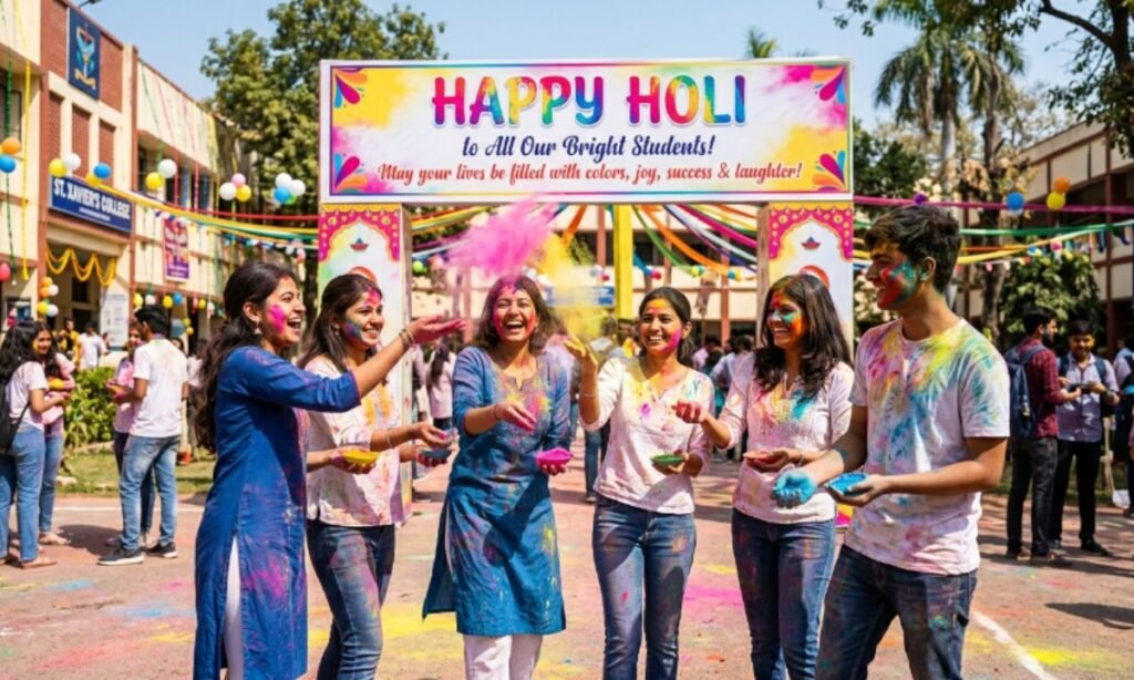 Holi wishes for Students