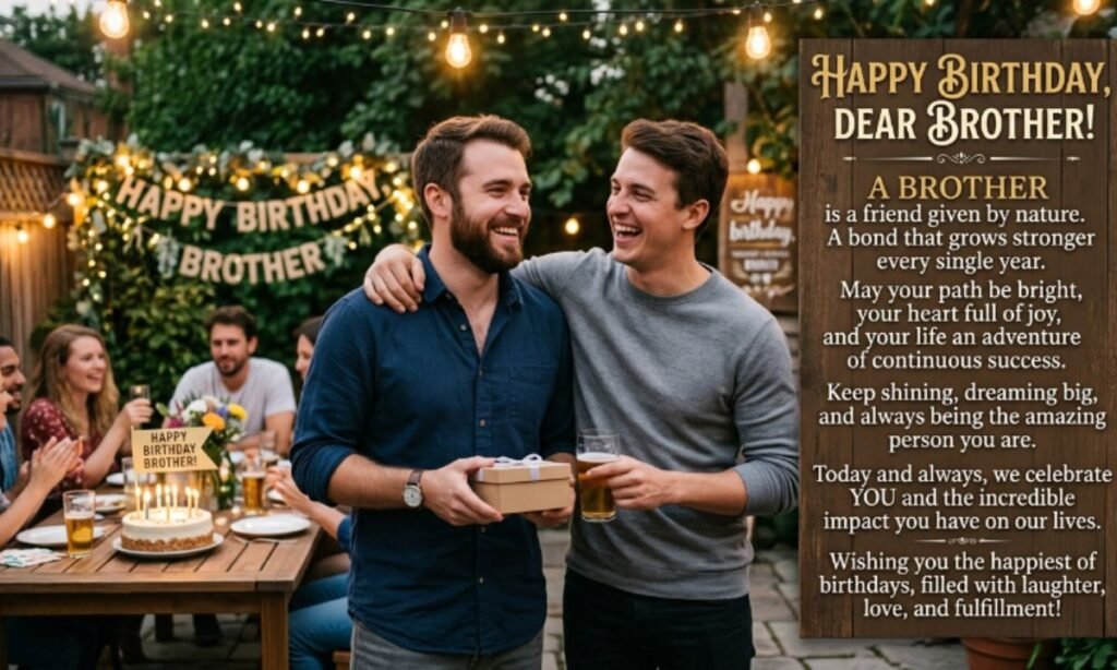 Inspirational Birthday Wishes Quotes for Brother