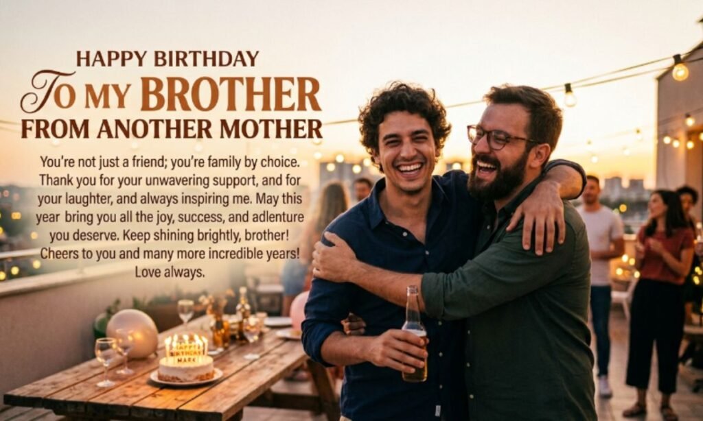 Inspirational Birthday Wishes for Brother from Another Mother