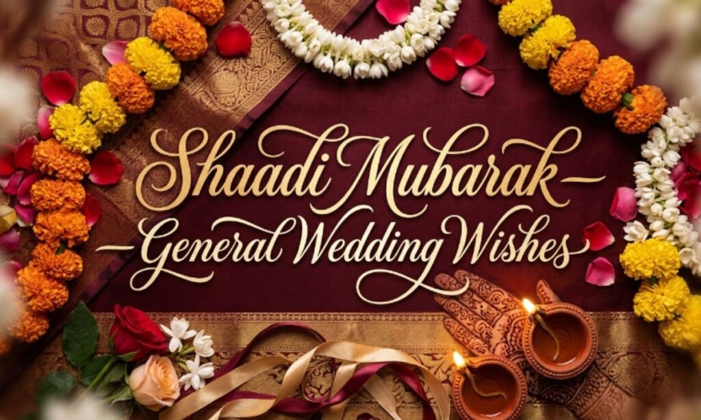 Shaadi Mubarak — General Wedding Wishes