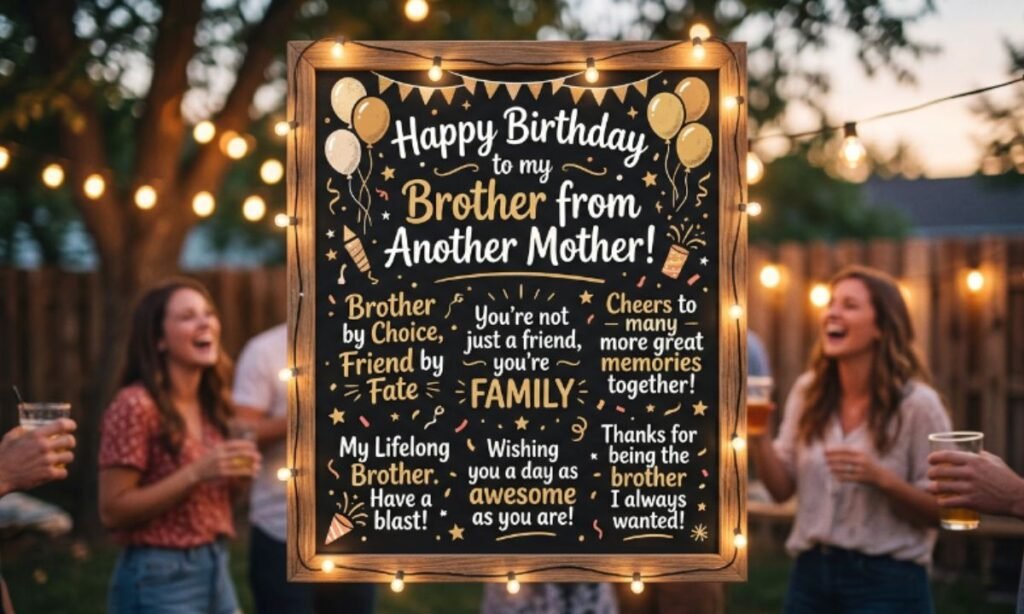 Short Birthday Quotes for Brother from Another Mother