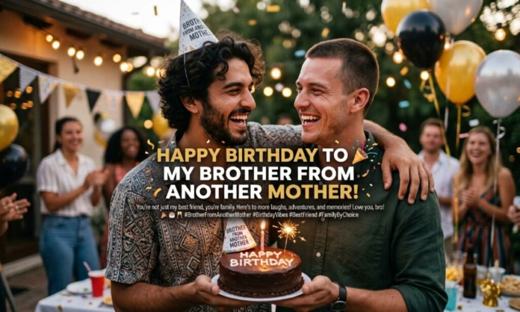Special Birthday Wishes for Brother from Another Mother on Social Media