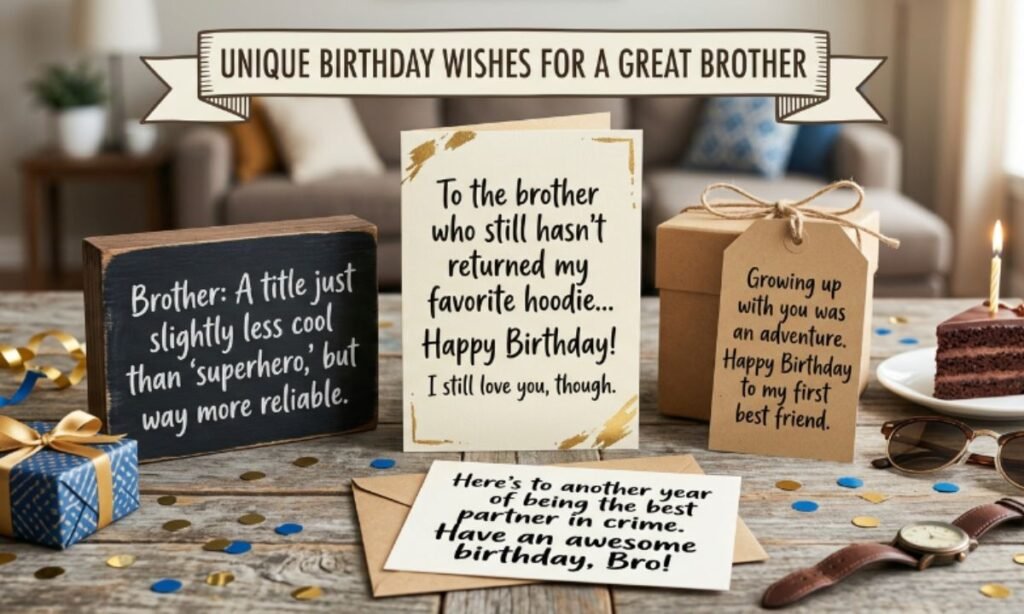 Unique Birthday Wishes Quotes for Brother