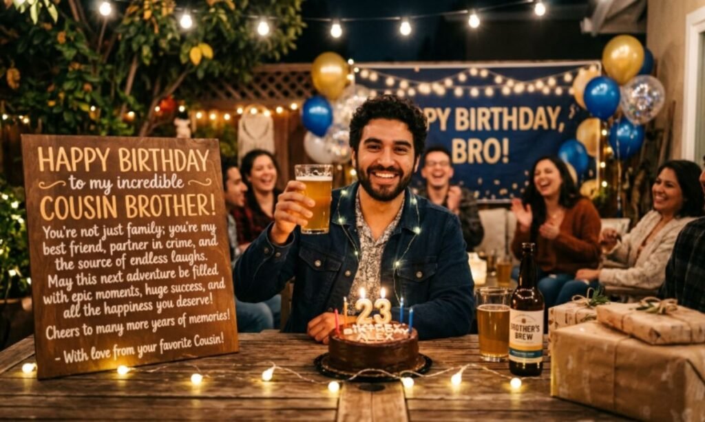 Unique Birthday Wishes for Cousin Brother