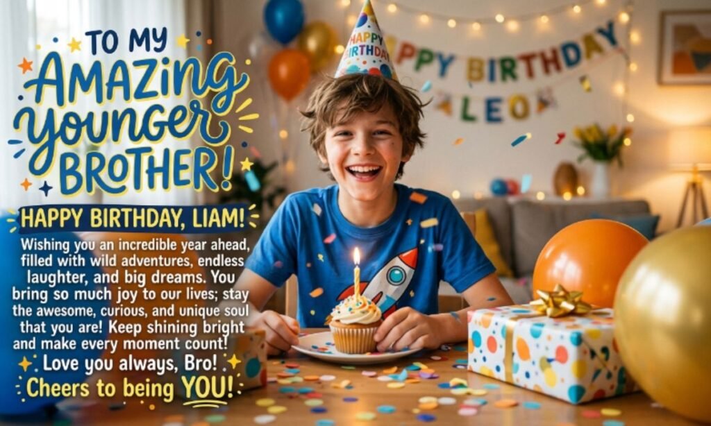 Unique Birthday Wishes for Younger Brother