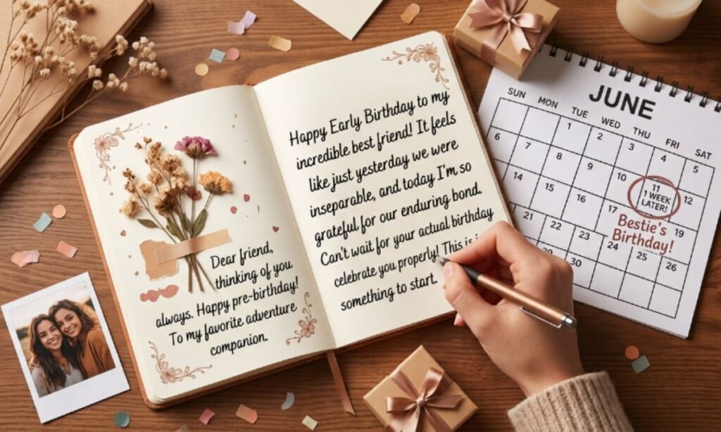 Advance Birthday Wishes for Best Friend