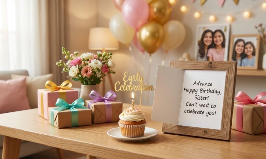 Advance Happy Birthday Wishes For Sister