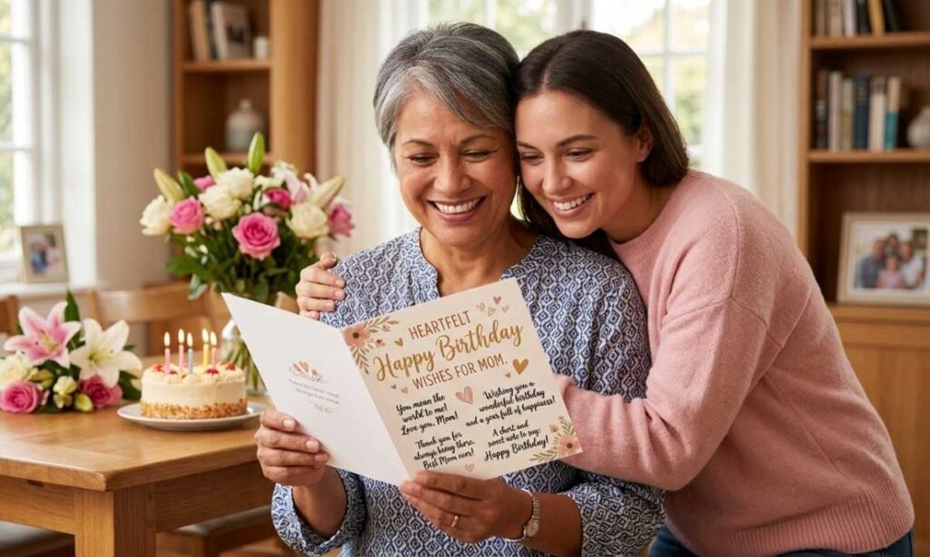 Beautiful Birthday Wishes for Mom from Daughter