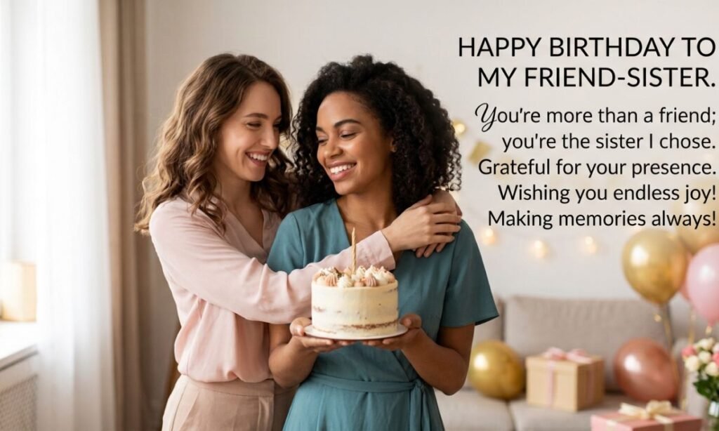 Beautiful Birthday Wishes for My Friend Sister