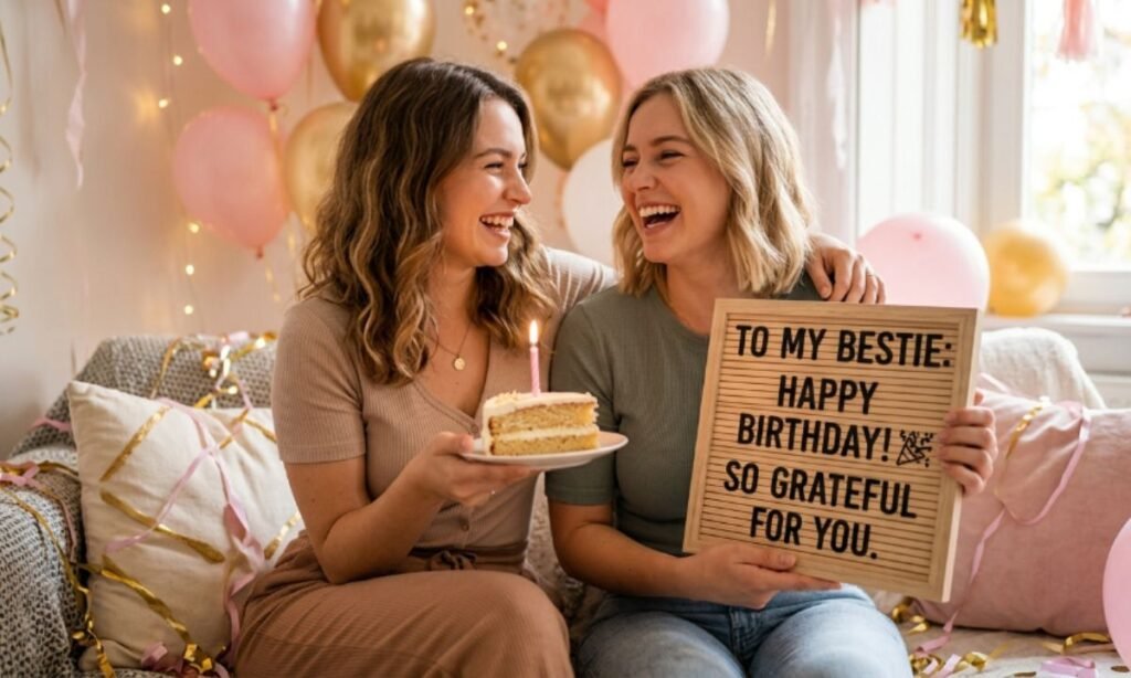 Bestie Birthday Wishes for Best Friend
