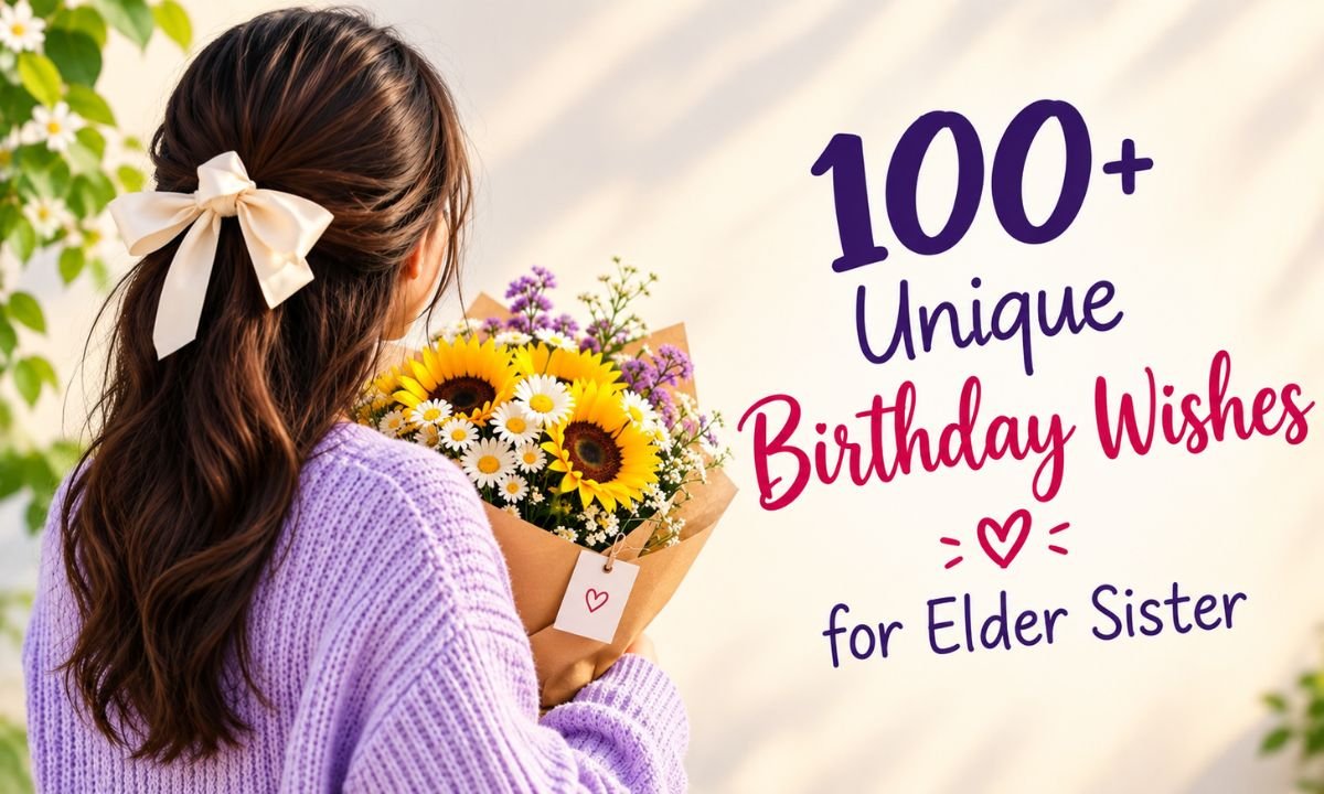 Birthday Wishes for Elder Sister