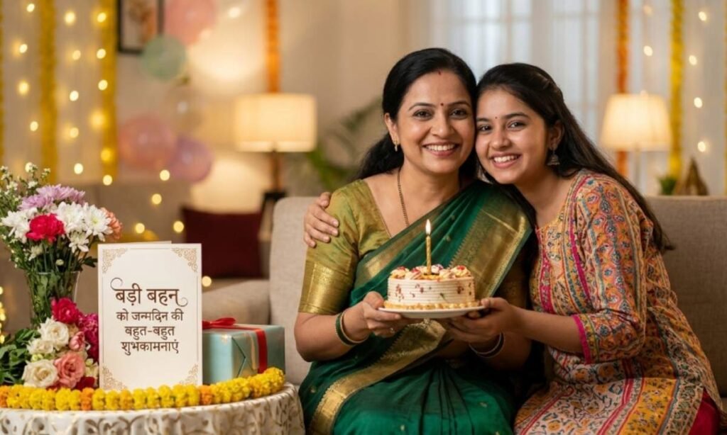 Birthday Wishes for Elder Sister in Hindi