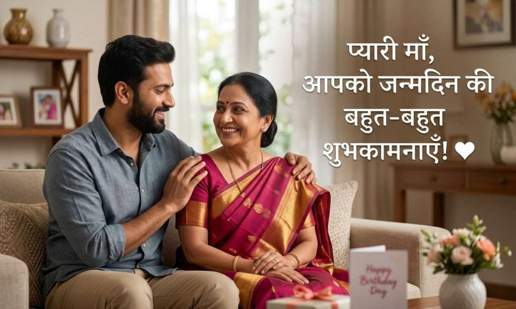 Birthday Wishes for Mom in Hindi From Son