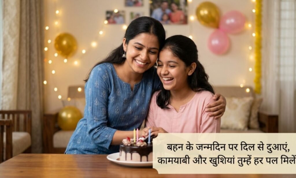Birthday Wishes for Sister Shayari in Hindi
