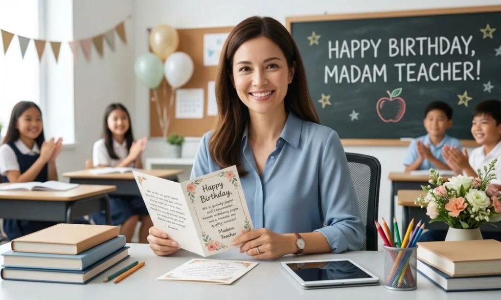 Birthday Wishes for Your Madam Teacher