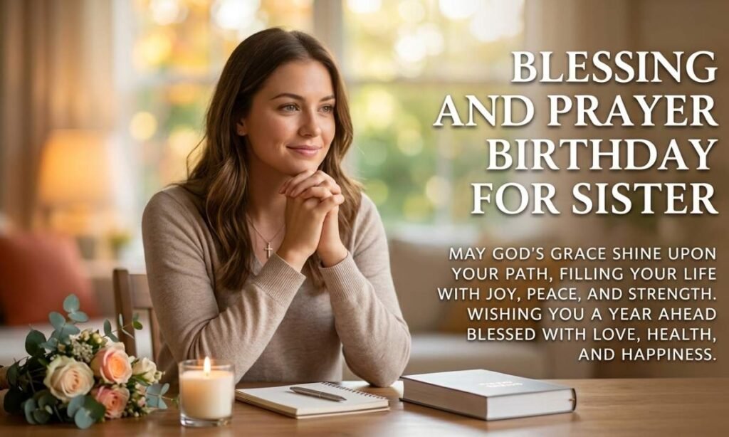 Blessing And Prayer Birthday Wishes For Sister
