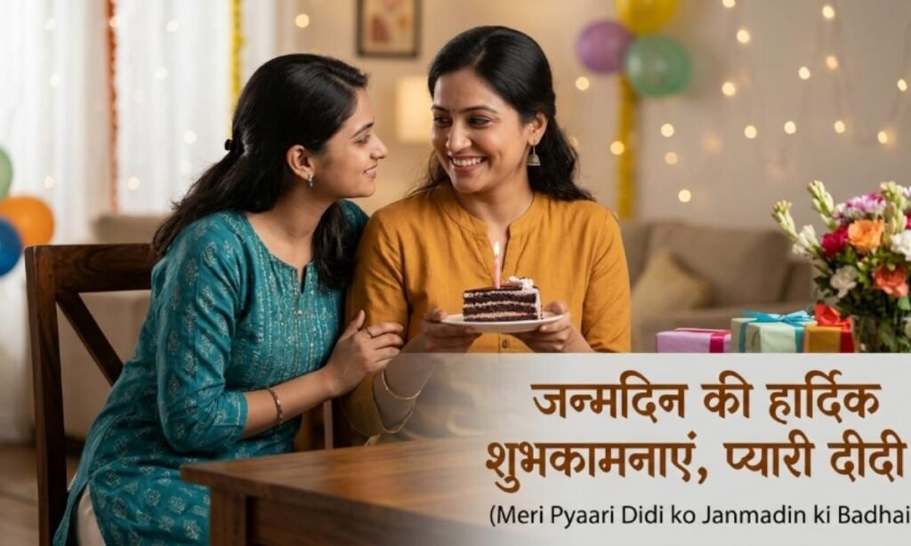 Blessing Birthday Wishes for Sister in Hindi