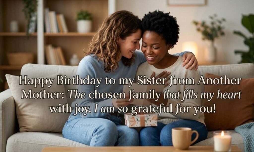 Emotional Birthday Wishes For A Sister From Another Mother